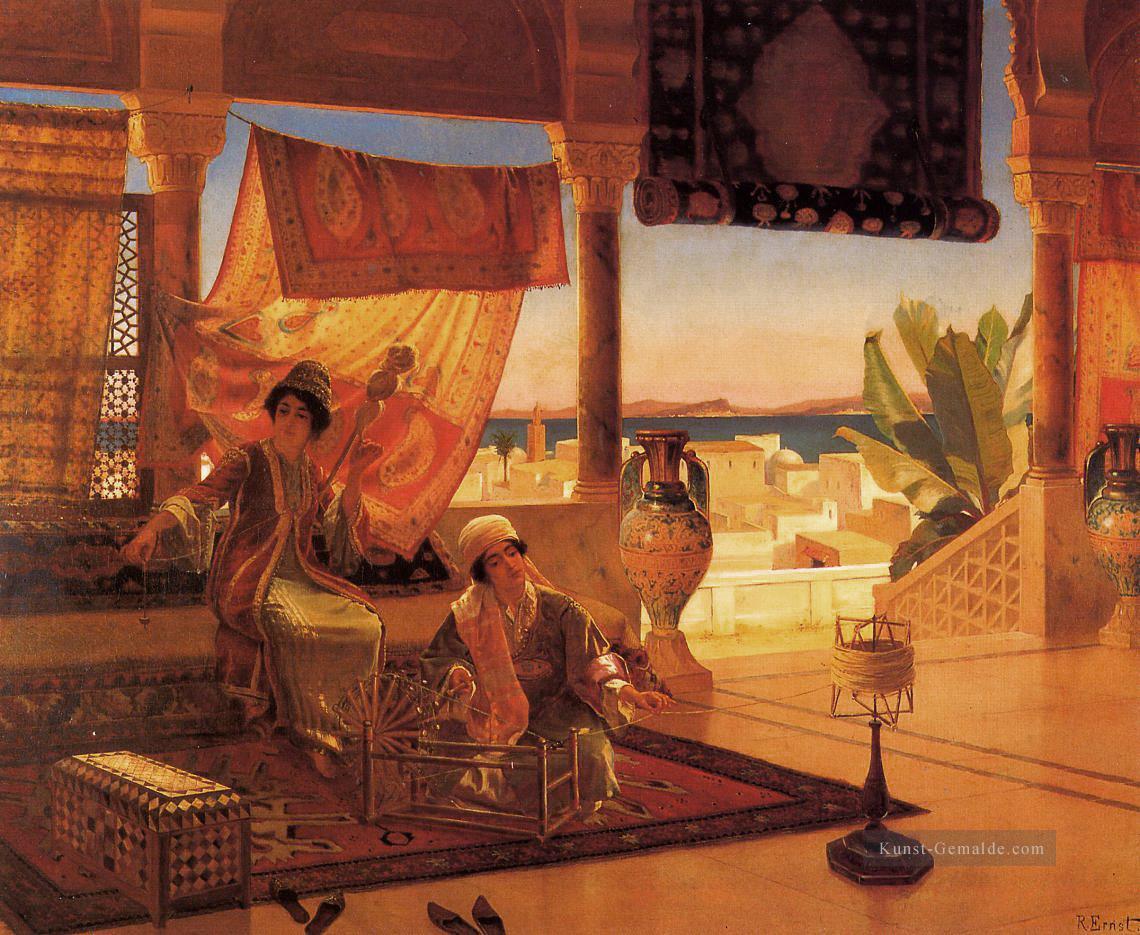 Ernst Rudolph The Terrace Araber Ölgemälde